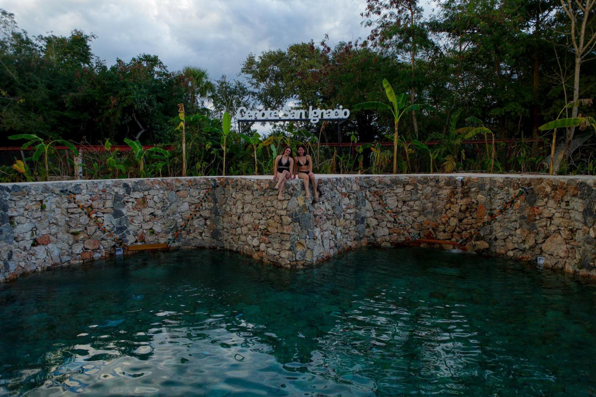Vila Cenote San Ignacio Chocholá Exteriér fotografie